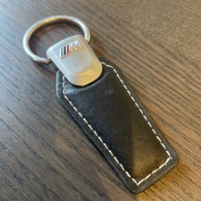 BMW M Sport Leather Chrome Key Ring/Fob Dealer Garage 3 4 5 M X3M X5M M3 M4 M5
