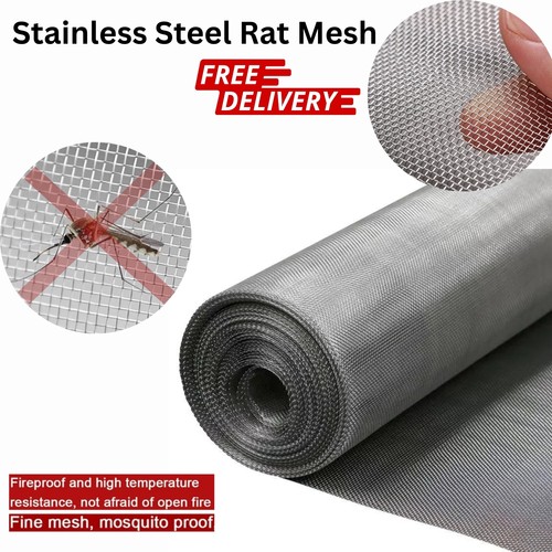 Stainless steel rat mesh - steel,