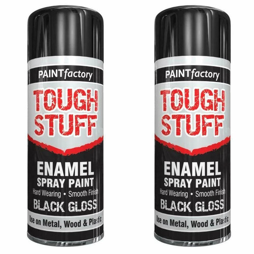 Tough stuff enamel black - tough,