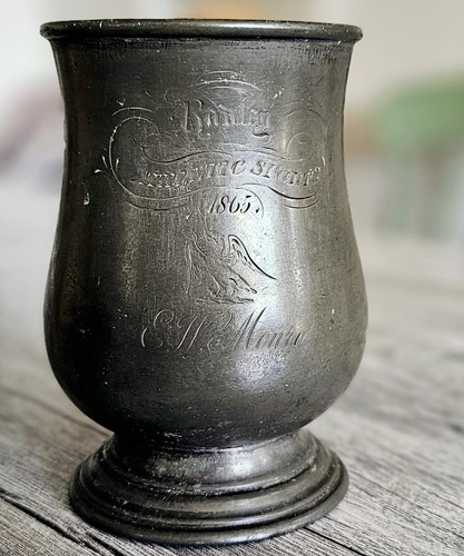 Rare early sports trophy mug - early,