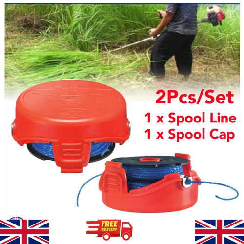 Black decker strimmer cap - black,