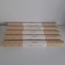 5 Rolls Laura Ashley Wallpaper Rajput Russet Sand Same Batch