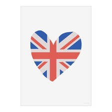 'Union Jack Heart' Wall Art