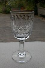 Thomas WEBB Crystal ~ NORMANDY 4 3/4" Sherry Glass ~ Signed