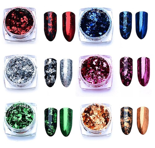 Metallic glitter flakes - glitter,