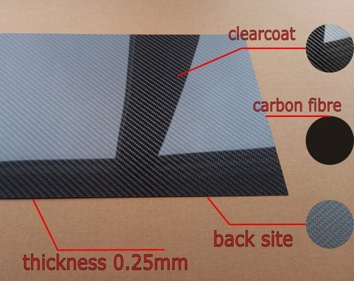 Real carbon fibre - fibre, flexible