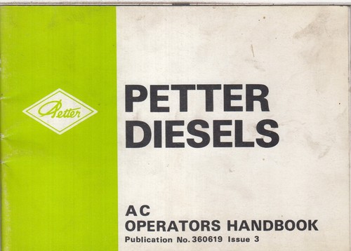Petter series diesel engine - petter, ac