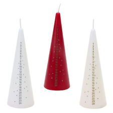 Christmas Advent Candle 15cm Cone Countdown Calendar - Choose Colour