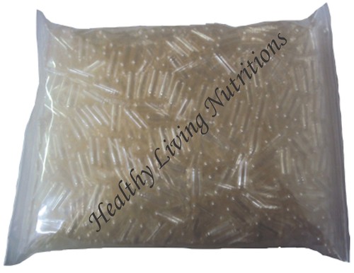 500 empty gelatin - gelatin, capsules