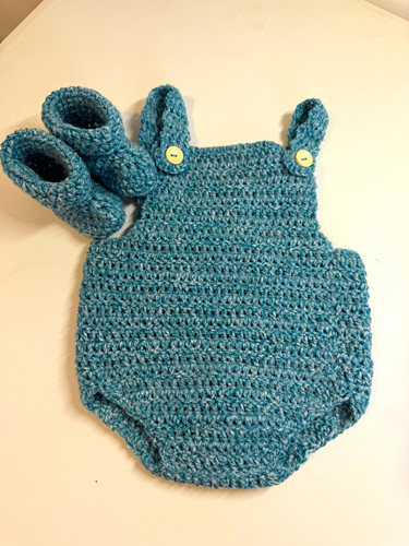 Handmade crochet blue newborn - handmade,