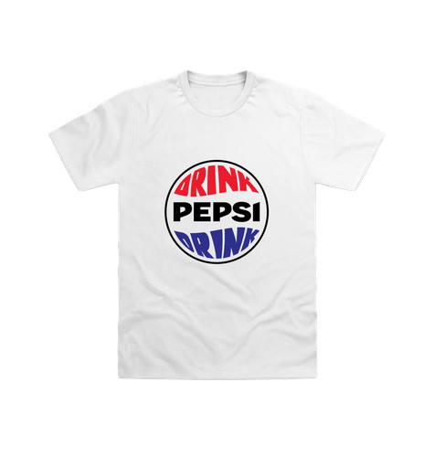 Pepsi drink classic logo white - drink,