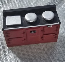 Dolls House Large Cooking Range Aga Red 1:12 Scale