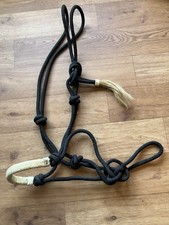 Bosal bitless western style bridle black