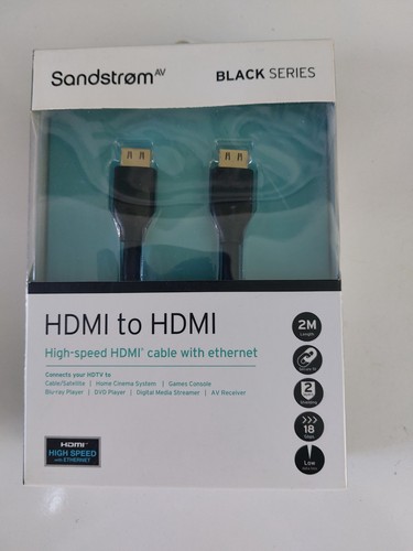 Sandstrom black hdmi - hdmi, to