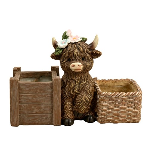 Highland cow planter - highland,