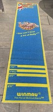 Winmau Bullseye You Can't Beat a Bit of Bully Darts Carpet Mat Vintage VGC 90’s