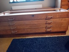 Architects Drawers Map Chest