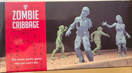 Zombie cribbage board game - zombie,