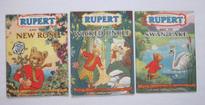 3 x Rupert Adventure Series Nos. 8, 9, 13.  Paperbacks c.1951/2. Good Condition.