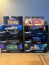 Hot Wheels Elite One Set 1:50 Back To The Future , Mystery Machine / A-Team