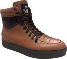 Travel Fox Men's 900's Tan Leather/Brown Suede High Top Casual Shoes 915620-108