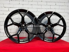 4X 22" RS6 C8 style black 5X112 alloy wheels for Audi RS7 Q7 Q8 RSQ7 etron