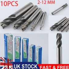 10X HSS Straight Shank 4 Flute
