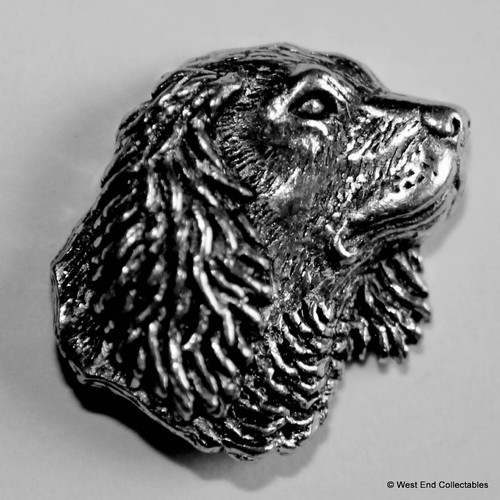 Cocker spaniel pewter - pewter, pin