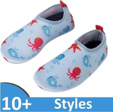 Kids Water Aqua Shoes |  Toddler Barefoot Lightweight Non-Slip | Beach Swim Surf