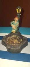 Vintage Cast Iron Girl with