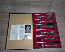 Fish Knife Fork Set  Oneida Cutlery Community Plate   Used Good In Box