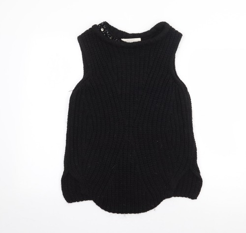 Zara womens black round neck - zara,