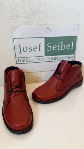 Josef seibel red leather ankle - seibel,
