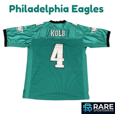 PHILADELPHIA EAGLES NFL JERSEY SIZE 54 Inch ADULT REEBOK (V GOOD) KOLB No4