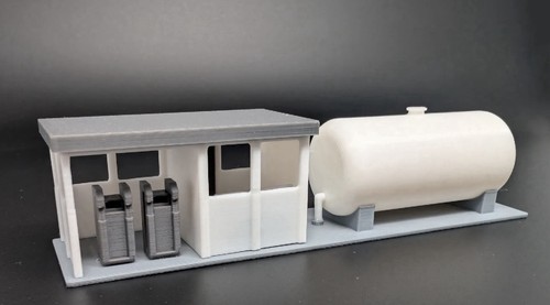 Gauge fuel station - oo,