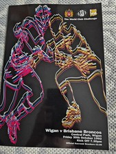 RUGBY LEAGUE PROGRAMME WIGAN V