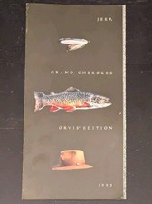 1995 Jeep Grand Cherokee Orvis Ed Trucks And Vans Car Sales Brochure Catalog 