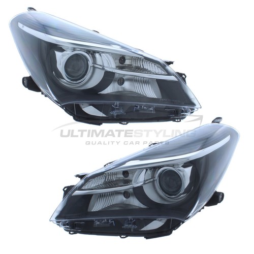 Headlights fits toyota - fits, yaris