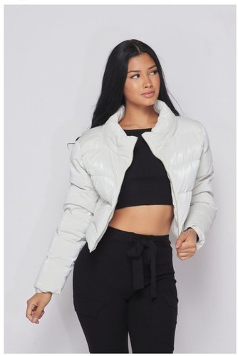 Shiny bubble crop - bubble, jacket