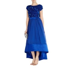 Coast Blue Organza Rhian High Low Maxi Skirt Size 8, RRP £150 Wedding,Prom,Party