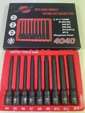 Extra Long 9pc Impact Spline