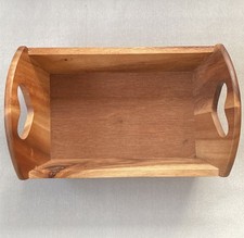 SMALL BUT DEEP WOODEN TRAY