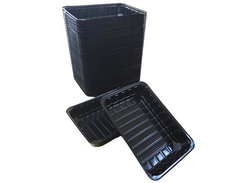 100 black plastic 500cc - black,