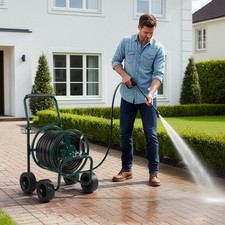 Hose Reel Cart, Hold Up to 250