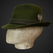 Canda Hat Size 60 UK 7 3/8 US 7 1/2 Fedora Trilby Fur Felt Green Tyrolean  XL