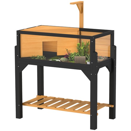 Pawhut wooden tortoise - pawhut, house