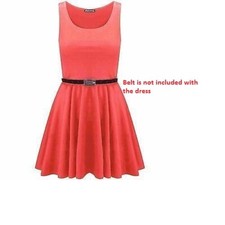 Womens Skater Dress Ladies