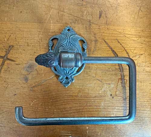 Vintage silver metal toilet - silver,