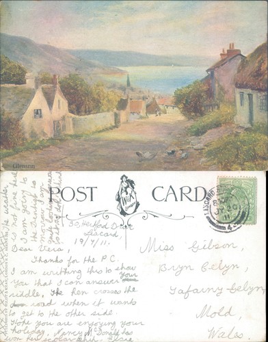 Glenarm village antrim - village,