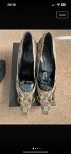 Gucci Women's High Heel Shoes Uk 5.5 Vintage Need Soles Replaced Never Worn